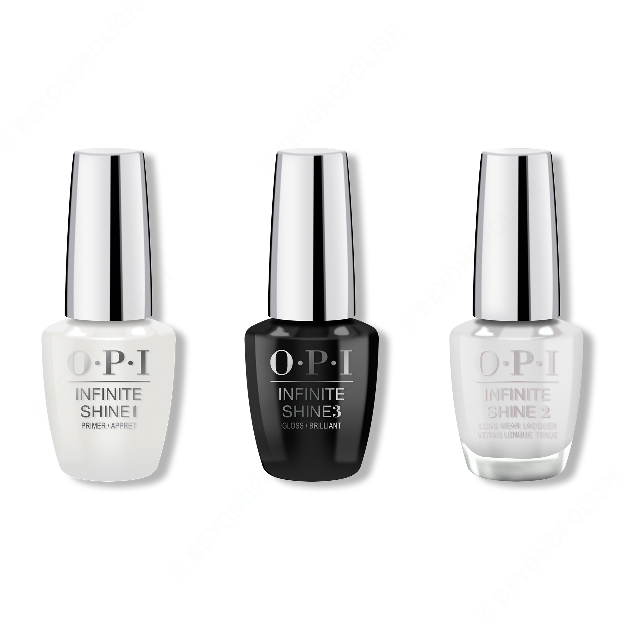 OPI - Infinite Shine Combo - Base, Top & Snow Day in LA - Nail Lacquer - Nail Polish at Beyond Polish