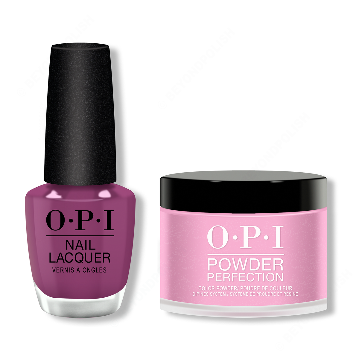 OPI - Lacquer & Dip Combo - N00Berry - Lacquer & Dip - Nail Polish at Beyond Polish
