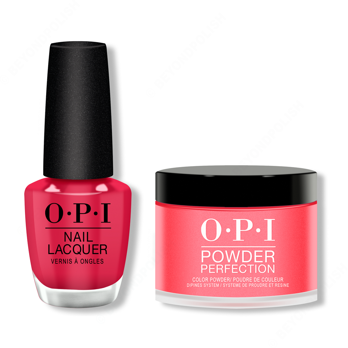 OPI - Lacquer & Dip Combo - Red-veal Your Truth - Lacquer & Dip - Nail Polish at Beyond Polish