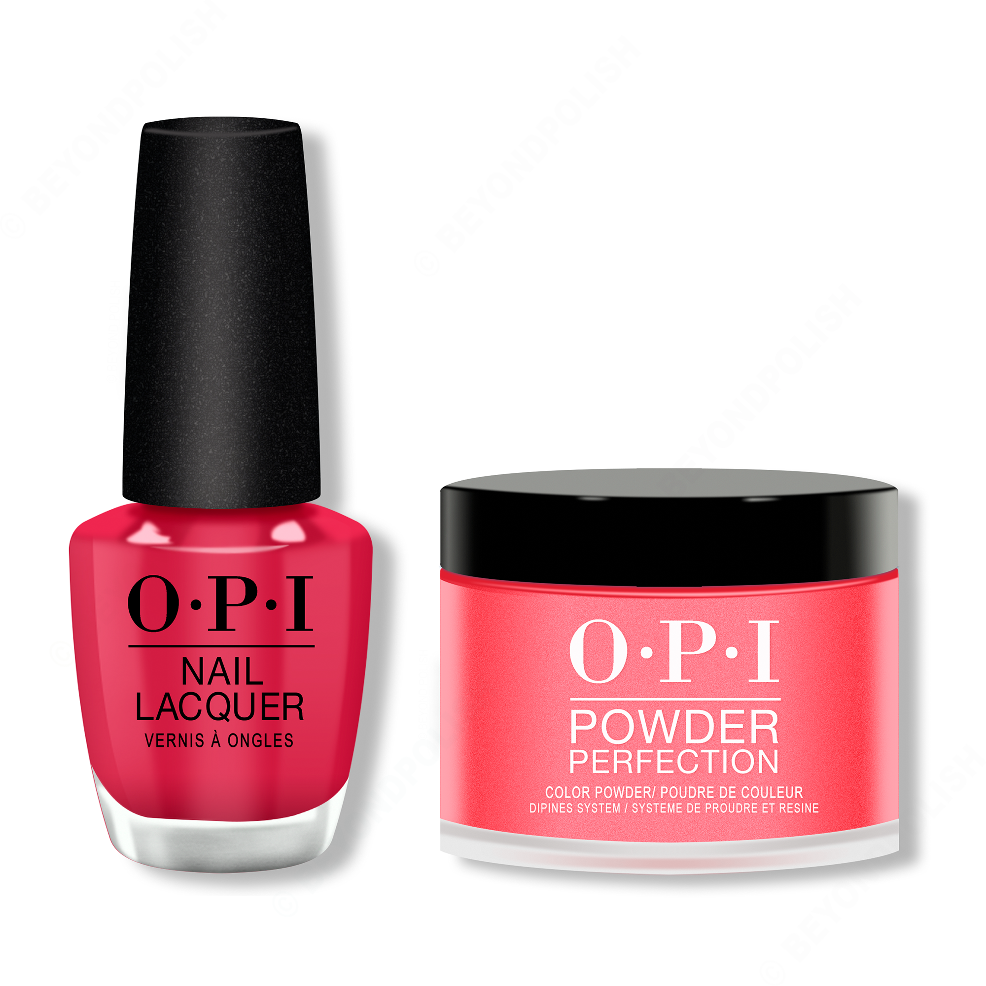 OPI - Lacquer & Dip Combo - Red-veal Your Truth - Lacquer & Dip - Nail Polish at Beyond Polish