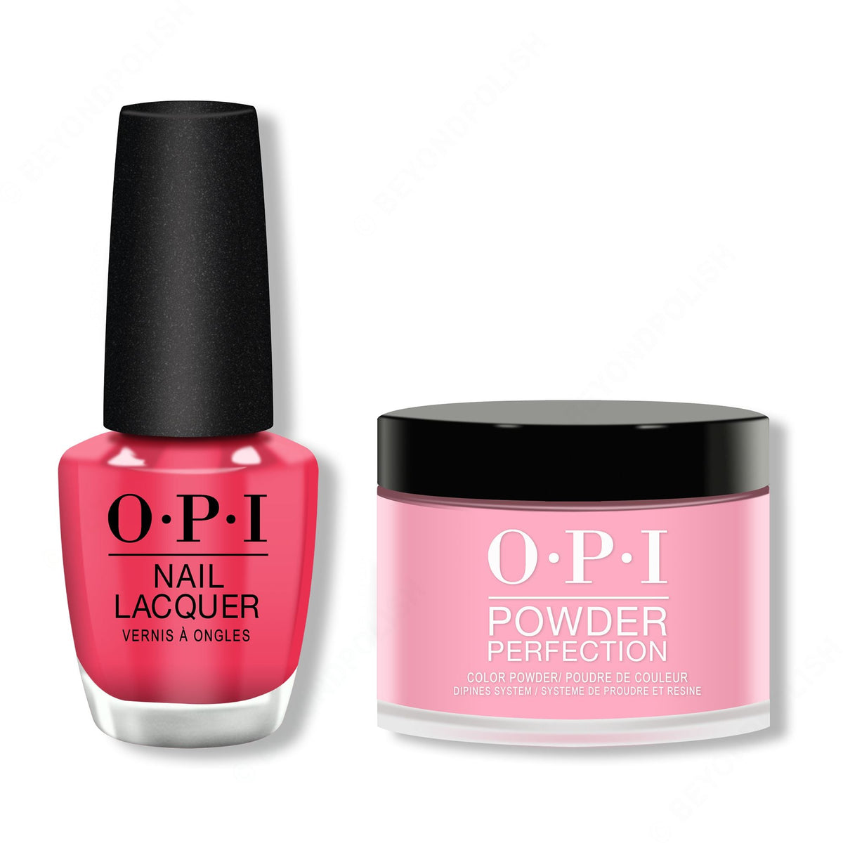 OPI - Lacquer & Dip Combo - Strawberry Margarita - Lacquer & Dip - Nail Polish at Beyond Polish