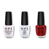 OPI - Nail Lacquer Combo - Base, Top & An Affair in Red Square 0.5 oz - #NLR53 - Nail Lacquer - Nail Polish at Beyond Polish