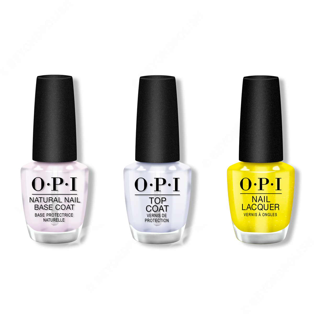 OPI - Nail Lacquer Combo - Base, Top & Bee Unapologetic - Nail Lacquer - Nail Polish at Beyond Polish