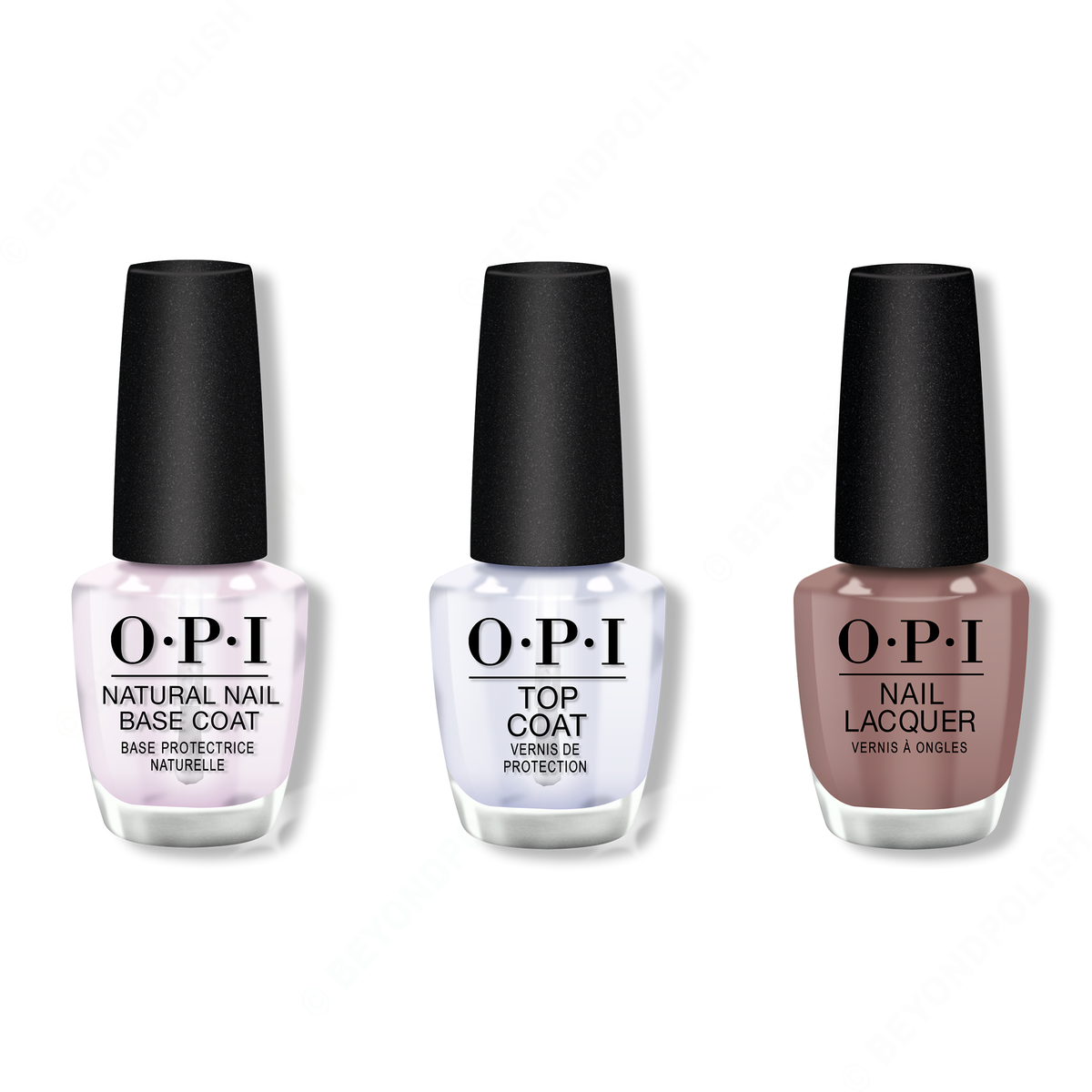OPI - Nail Lacquer Combo - Base, Top & Bonfire Serenade - Nail Lacquer - Nail Polish at Beyond Polish