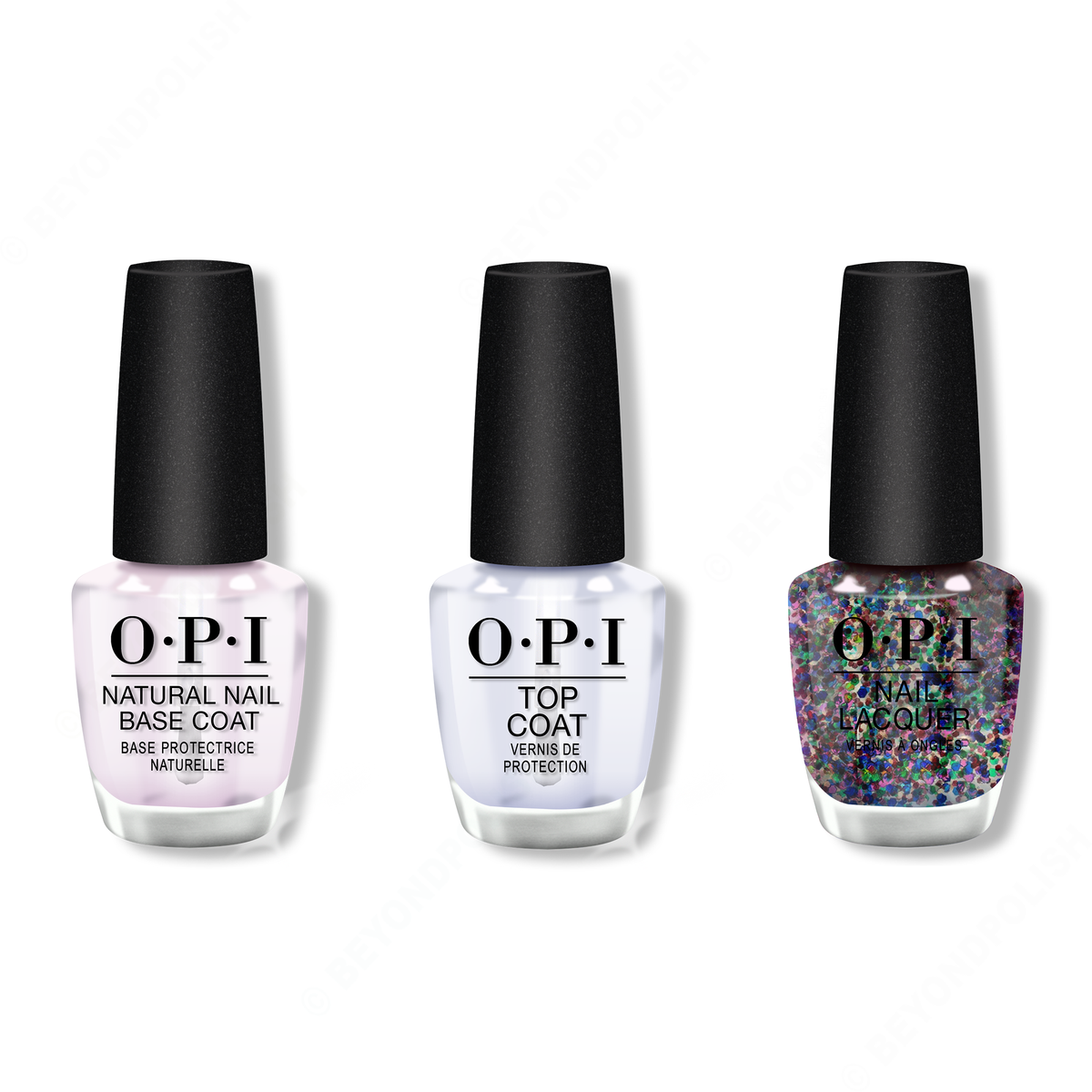 OPI - Nail Lacquer Combo - Base, Top & Cheers to Mani Years - Nail Lacquer - Nail Polish at Beyond Polish