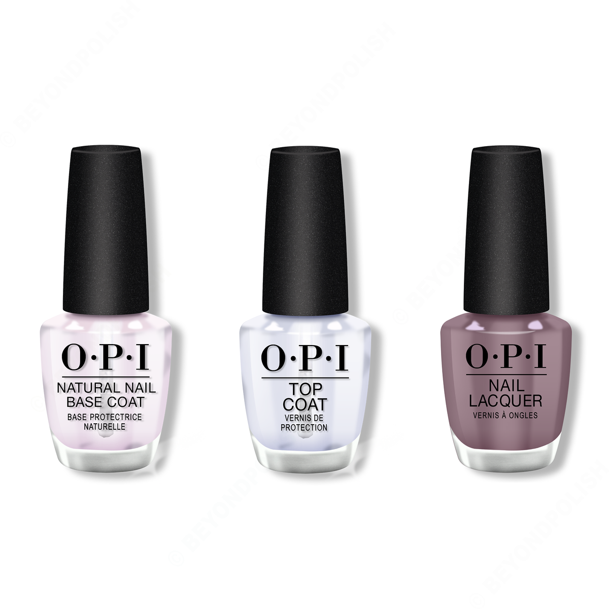 OPI - Nail Lacquer Combo - Base, Top & Claydreaming - Nail Lacquer - Nail Polish at Beyond Polish