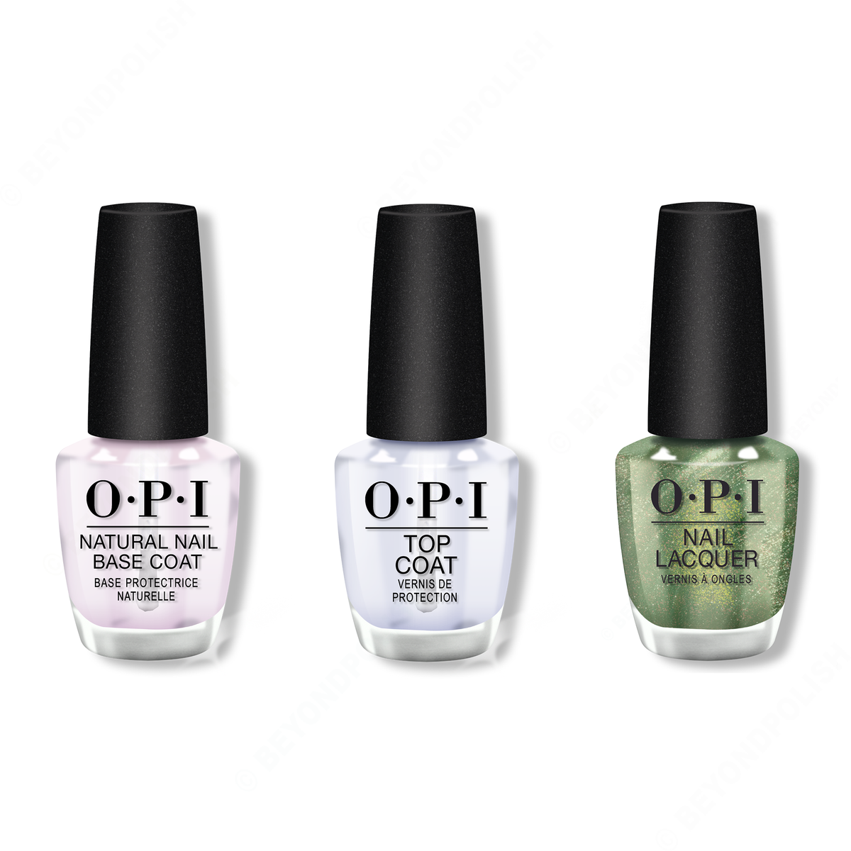 OPI - Nail Lacquer Combo - Base, Top & Decked to the Pines - Nail Lacquer - Nail Polish at Beyond Polish