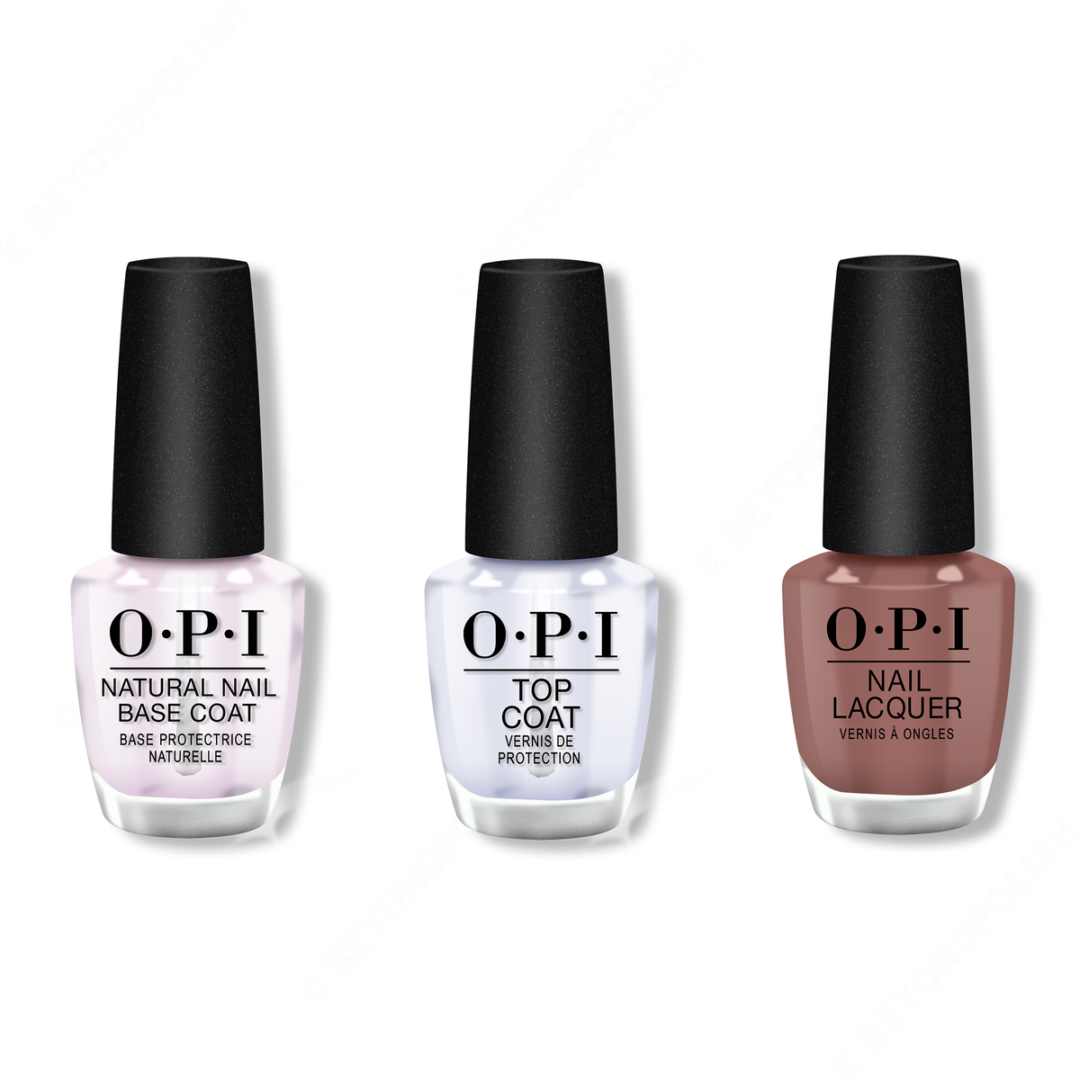 OPI - Nail Lacquer Combo - Base, Top & Espresso Your Inner Self - Nail Lacquer - Nail Polish at Beyond Polish