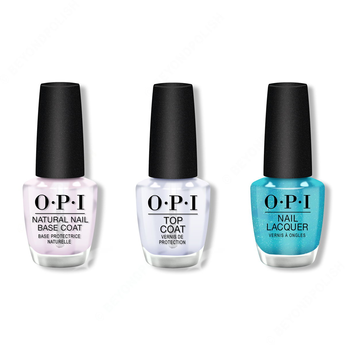 OPI - Nail Lacquer Combo - Base, Top & Feel Bluetiful - Nail Lacquer - Nail Polish at Beyond Polish