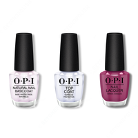 OPI - Nail Lacquer Combo - Base, Top & Feelin' Berry Glam - Nail Lacquer - Nail Polish at Beyond Polish
