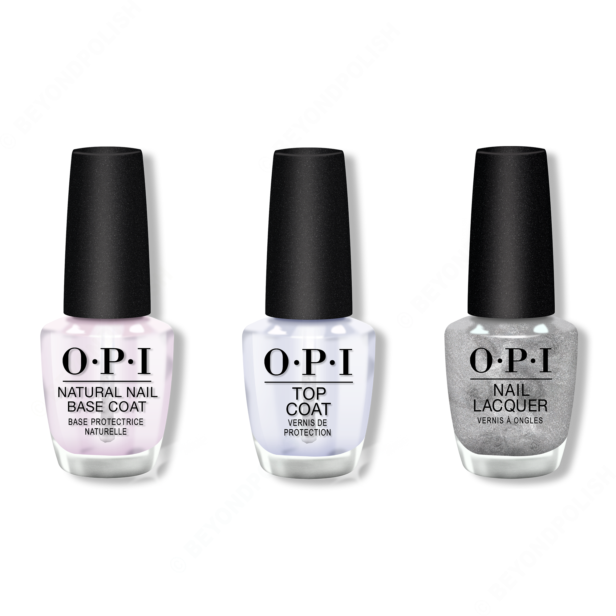 OPI - Nail Lacquer Combo - Base, Top & Go Big or Go Chrome - Nail Lacquer - Nail Polish at Beyond Polish