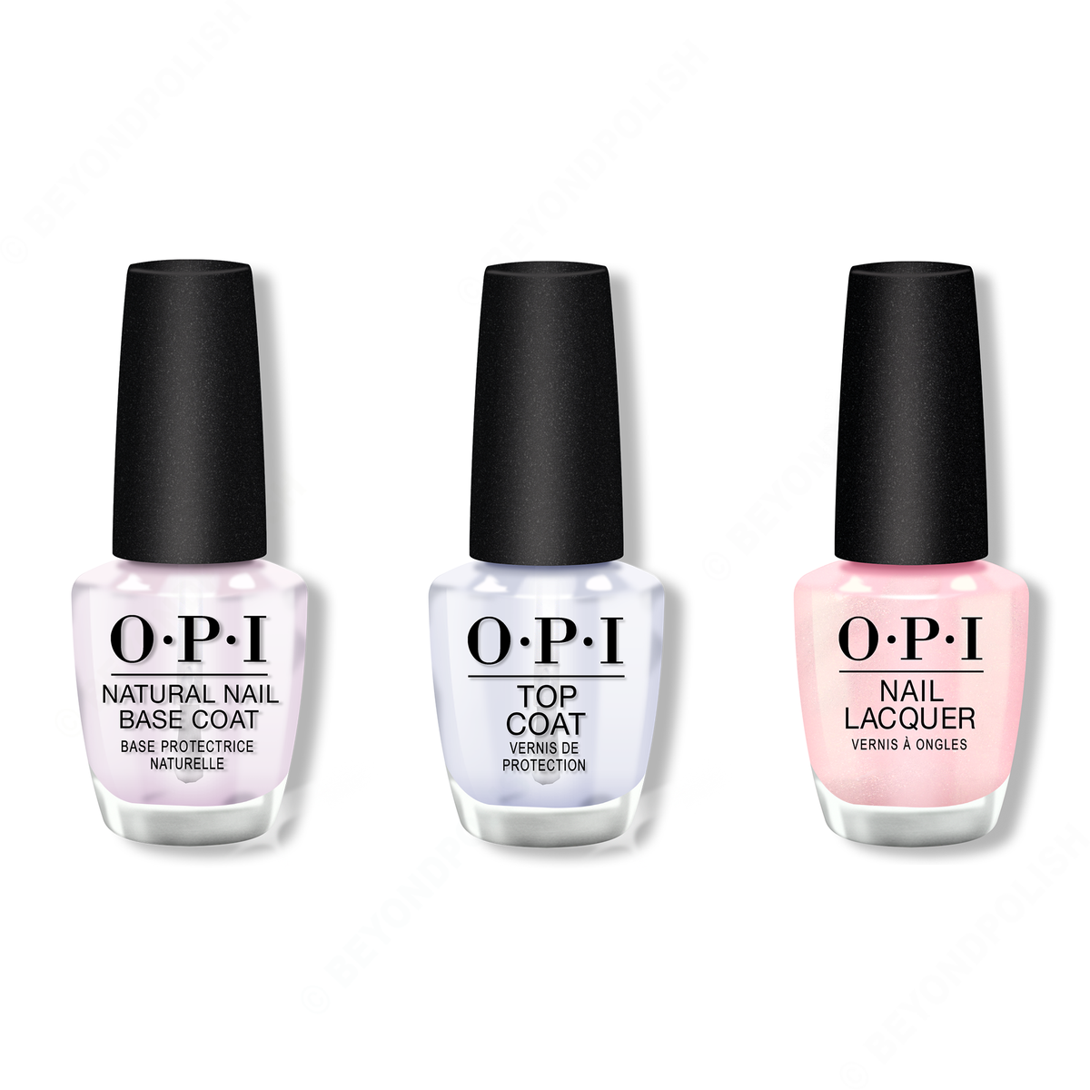 OPI - Nail Lacquer Combo - Base, Top & Merry & Ice - Nail Lacquer - Nail Polish at Beyond Polish