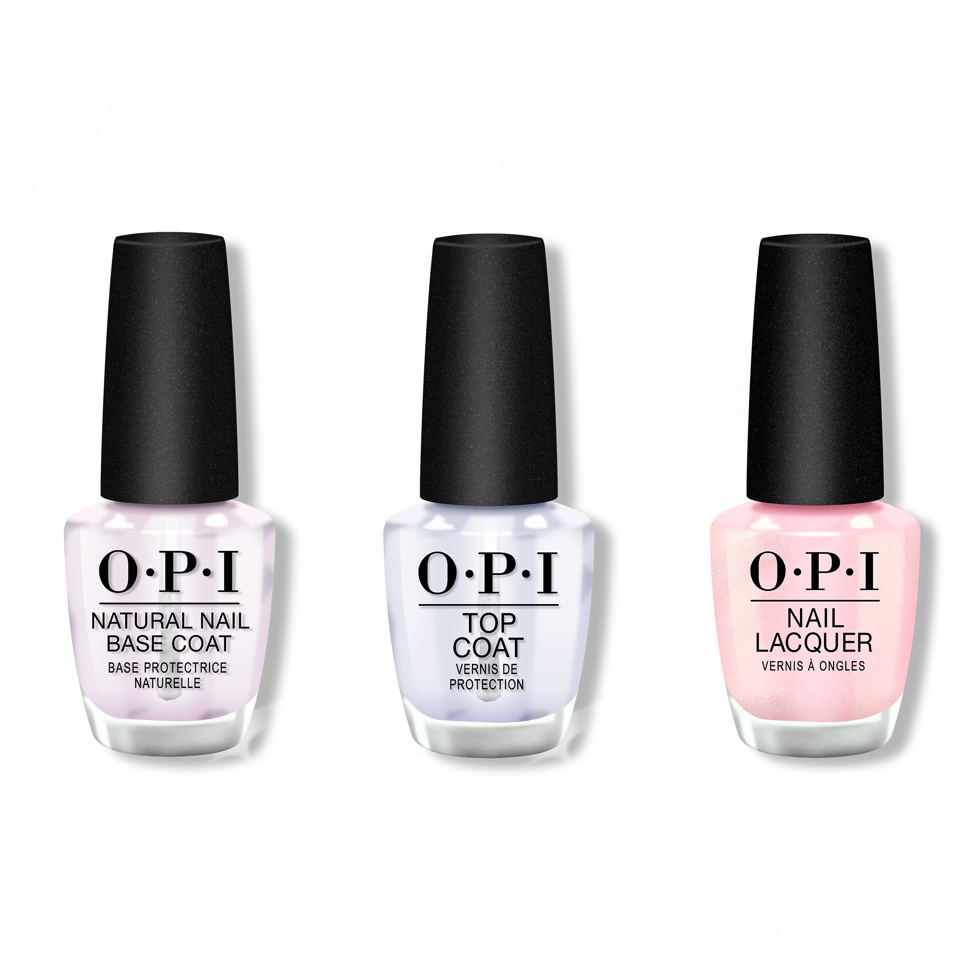 OPI - Nail Lacquer Combo - Base, Top & Merry & Ice - Nail Lacquer - Nail Polish at Beyond Polish