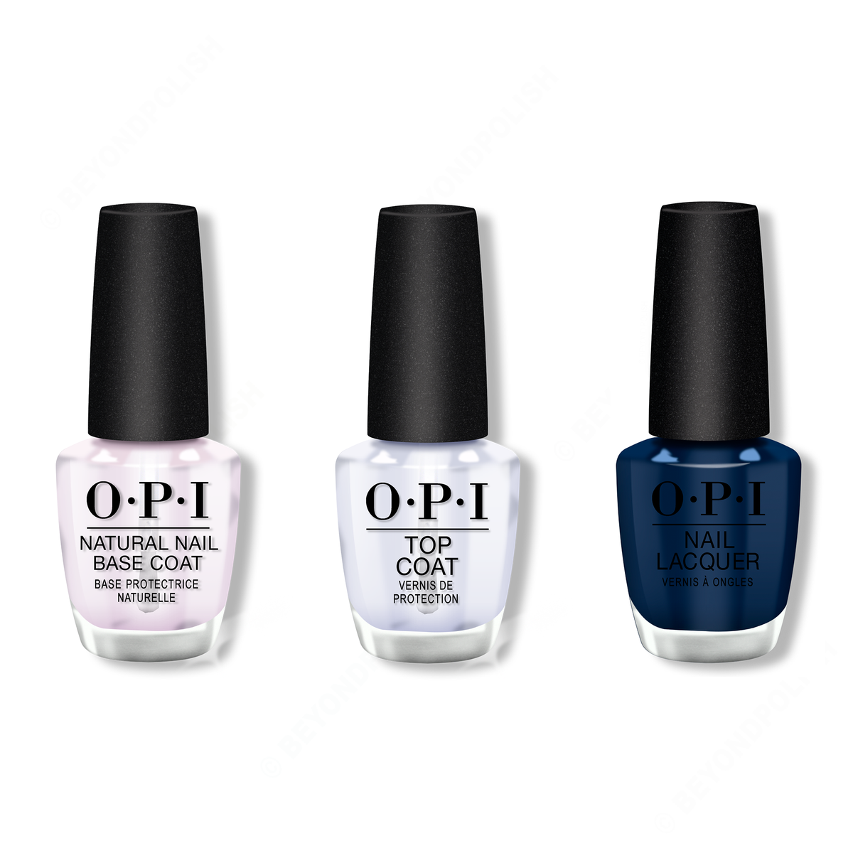 OPI - Nail Lacquer Combo - Base, Top & Midnight Mantra - Nail Lacquer - Nail Polish at Beyond Polish