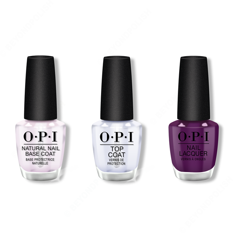 OPI - Nail Lacquer Combo - Base, Top & OPI <3 to Party - Nail Lacquer - Nail Polish at Beyond Polish