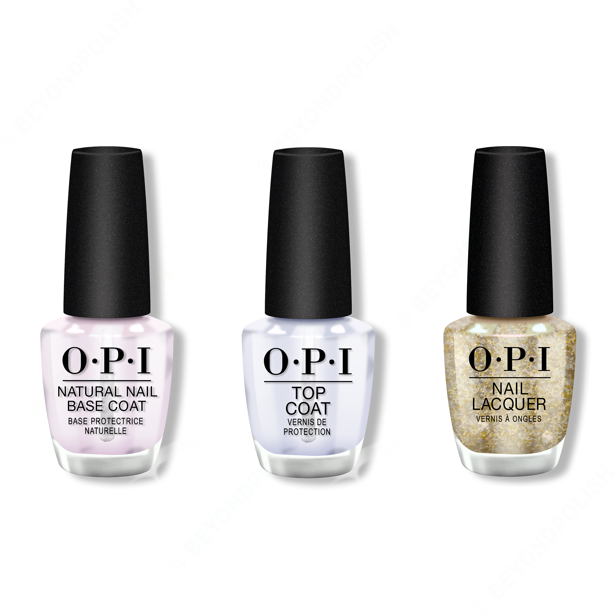OPI - Nail Lacquer Combo - Base, Top & Pop the Baubles - Nail Lacquer - Nail Polish at Beyond Polish