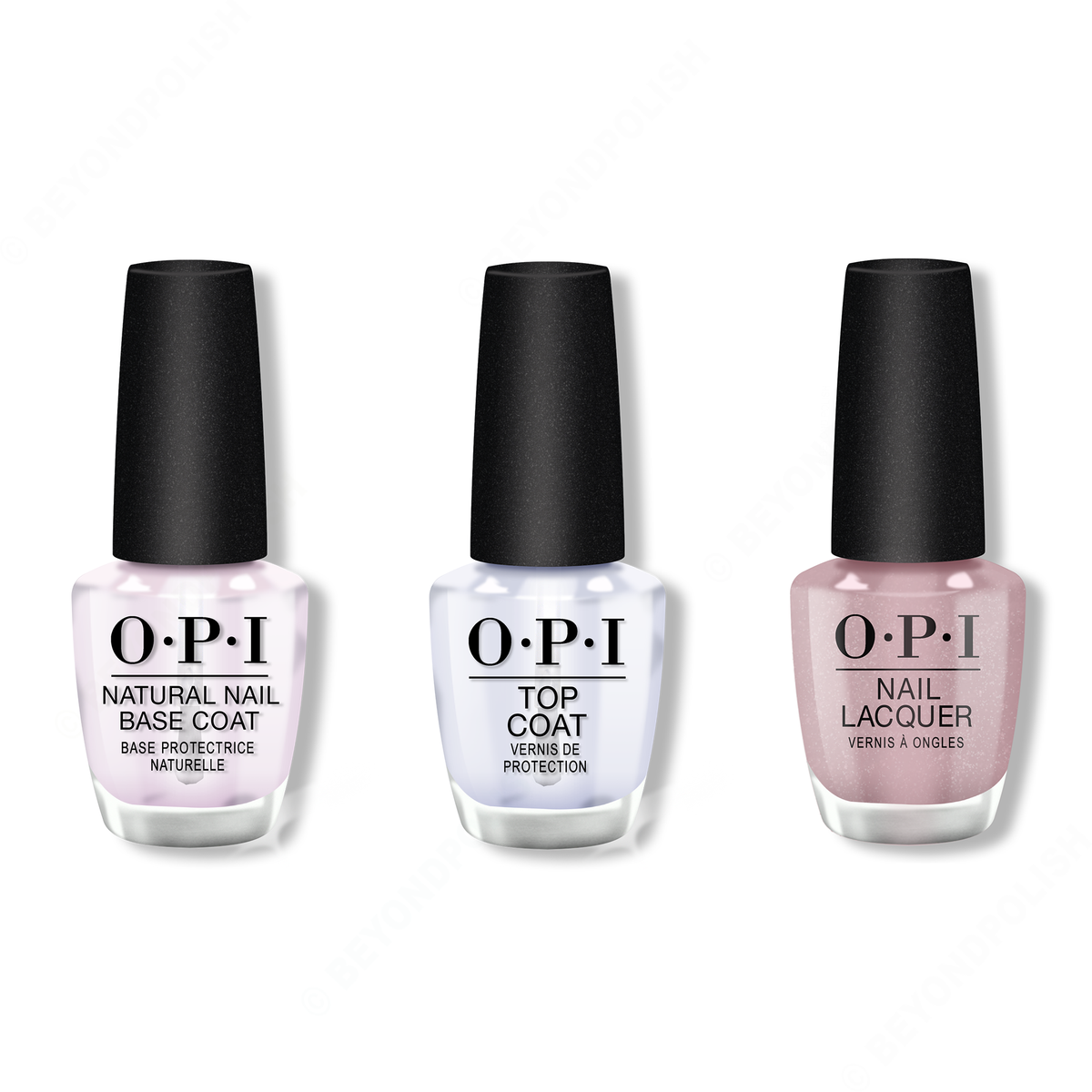 OPI - Nail Lacquer Combo - Base, Top & Quest for Quartz - Nail Lacquer - Nail Polish at Beyond Polish