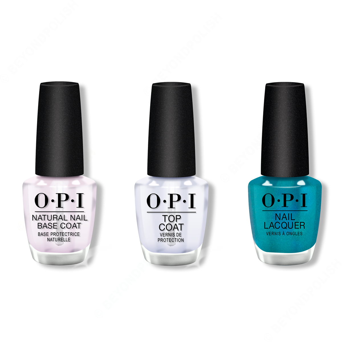 OPI - Nail Lacquer Combo - Base, Top & Ready, Fete, Go - Nail Lacquer - Nail Polish at Beyond Polish