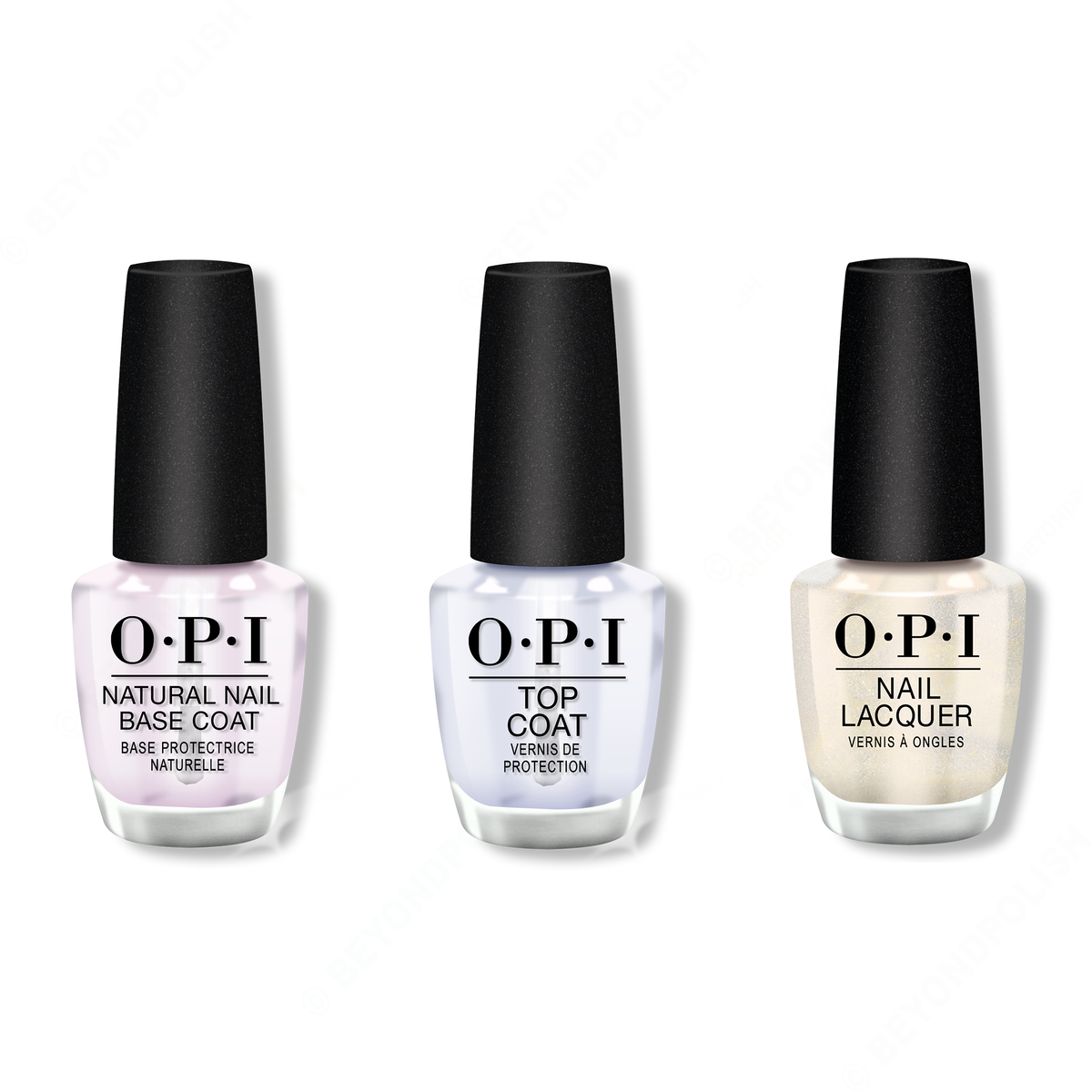 OPI - Nail Lacquer Combo - Base, Top & Snow Holding Back - Nail Lacquer - Nail Polish at Beyond Polish