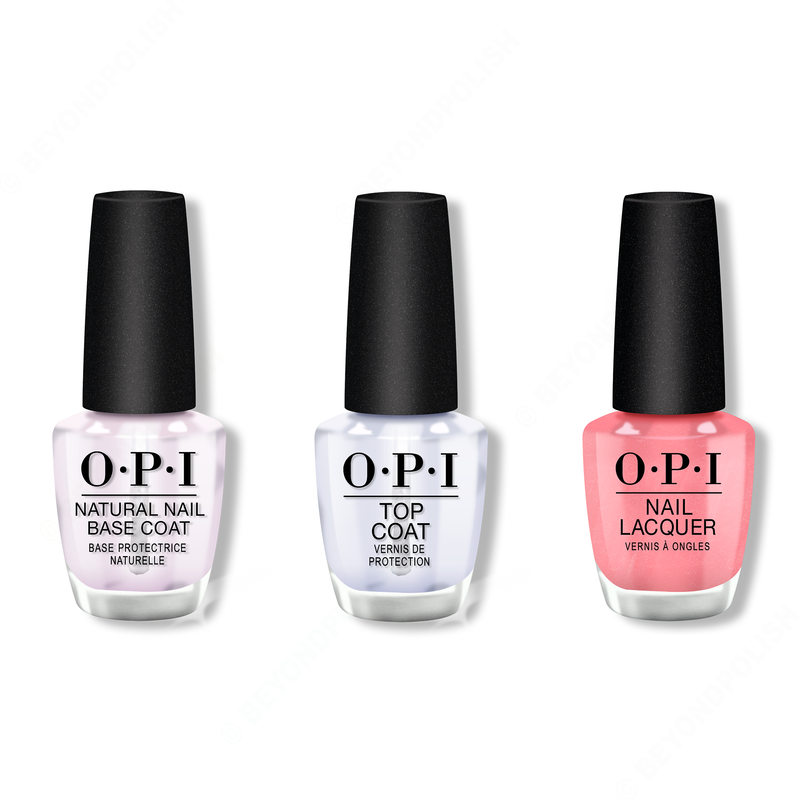 OPI - Nail Lacquer Combo - Base, Top & This Shade Is Ornamental! 0.5 oz - #HRM03 - Nail Lacquer - Nail Polish at Beyond Polish