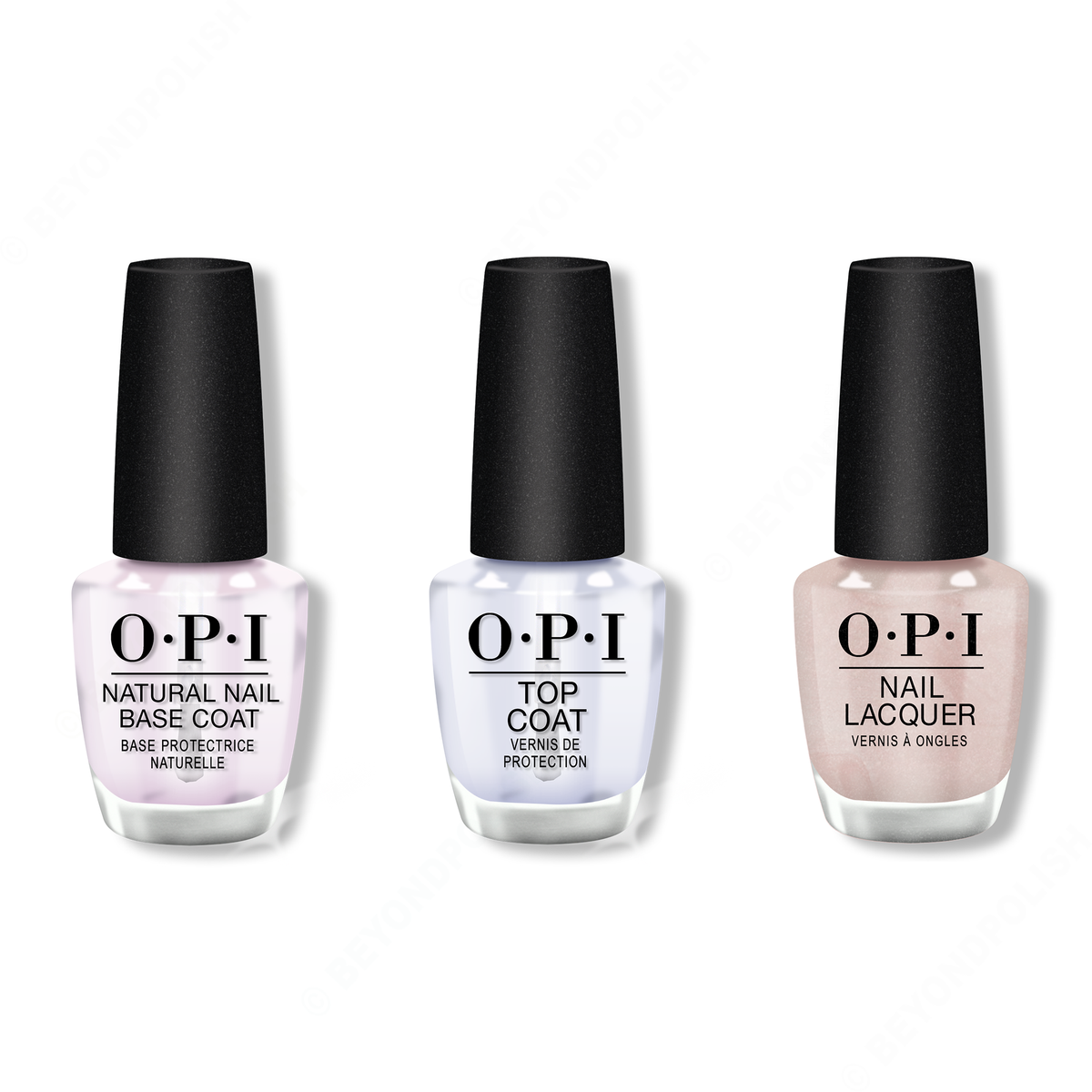 OPI - Nail Lacquer Combo - Base, Top & Throw Me a Kiss 0.5 oz - #NLSH2 - Nail Lacquer - Nail Polish at Beyond Polish