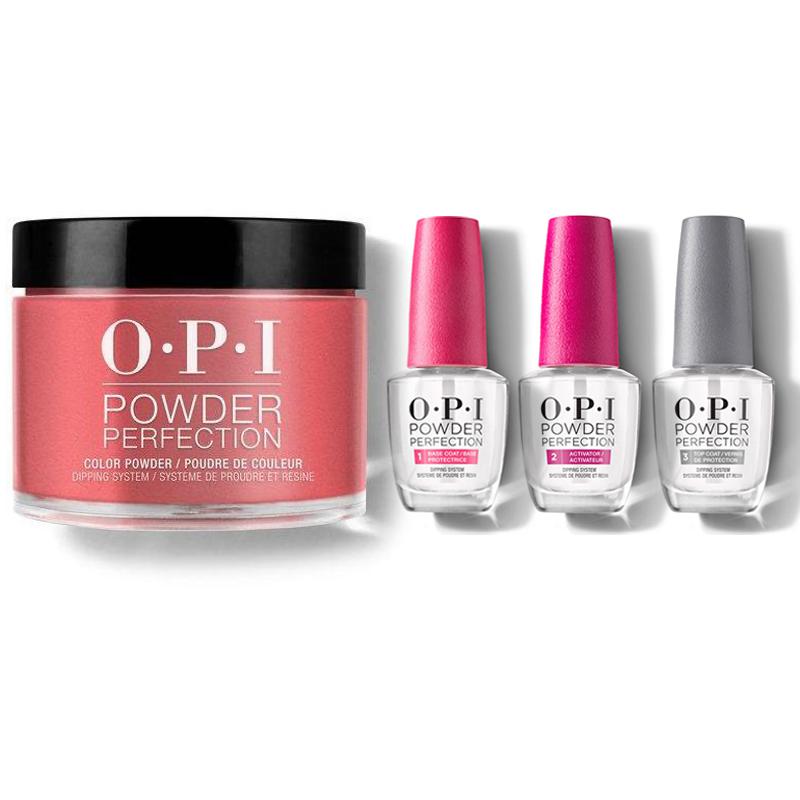 OPI - Dip Powder Combo - Liquid Set & Color So Hot It Berns - Dipping Powder - Nail Polish at Beyond Polish