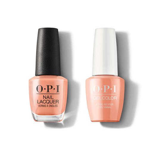 OPI - Gel & Lacquer Combo - Coral-ing Your Spirit Animal - Gel & Lacquer Polish - Nail Polish at Beyond Polish