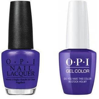 OPI - Gel & Lacquer Combo - Do You Have This Color In Stock-Holm? - Gel & Lacquer Polish - Nail Polish at Beyond Polish