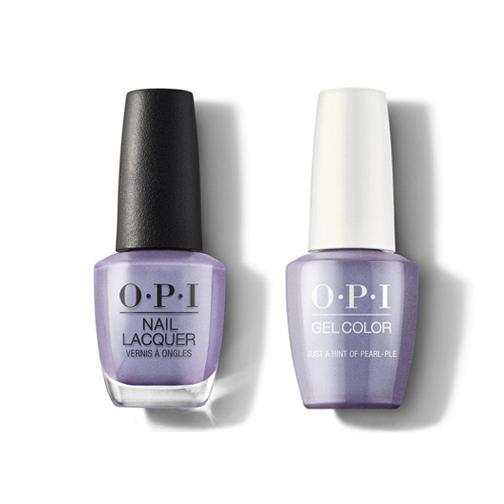 OPI - Gel & Lacquer Combo - Just a Hint of Pearl-ple - Gel & Lacquer Polish - Nail Polish at Beyond Polish