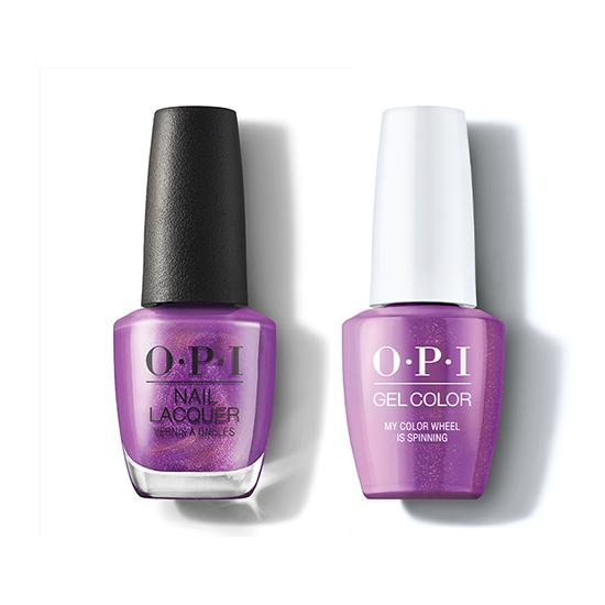 OPI - Gel & Lacquer Combo - My Color Wheel is Spinning - Gel & Lacquer Polish - Nail Polish at Beyond Polish