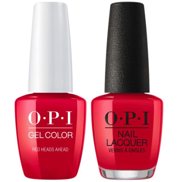 OPI - Gel & Lacquer Combo - Red Heads Ahead - Gel & Lacquer Polish - Nail Polish at Beyond Polish
