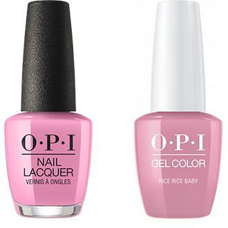 OPI - Gel & Lacquer Combo - Rice Rice Baby - Gel & Lacquer Polish - Nail Polish at Beyond Polish