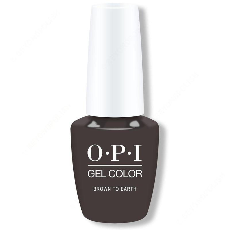 OPI GelColor - Brown To Earth - #GCF004 - Gel Polish - Nail Polish at Beyond Polish