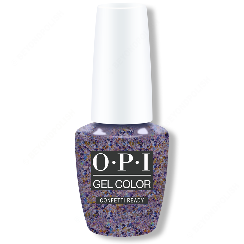 OPI GelColor - Confetti Ready 0.5 oz - #HPN14 - Gel Polish - Nail Polish at Beyond Polish