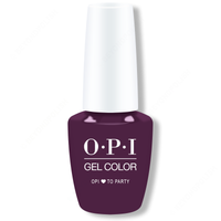 OPI GelColor - OPI <3 to Party 0.5 oz - #HPN07 - Gel Polish - Nail Polish at Beyond Polish