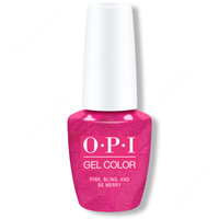 OPI GelColor - Pink, Bling, and Be Merry 0.5 oz - #HPP08 - Gel Polish - Nail Polish at Beyond Polish
