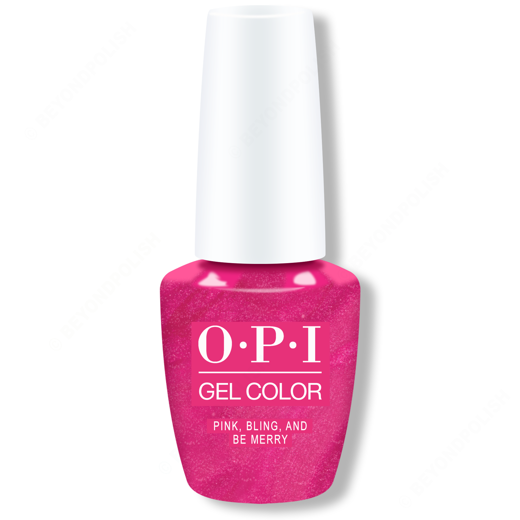 OPI GelColor - Pink, Bling, and Be Merry 0.5 oz - #HPP08 - Gel Polish - Nail Polish at Beyond Polish