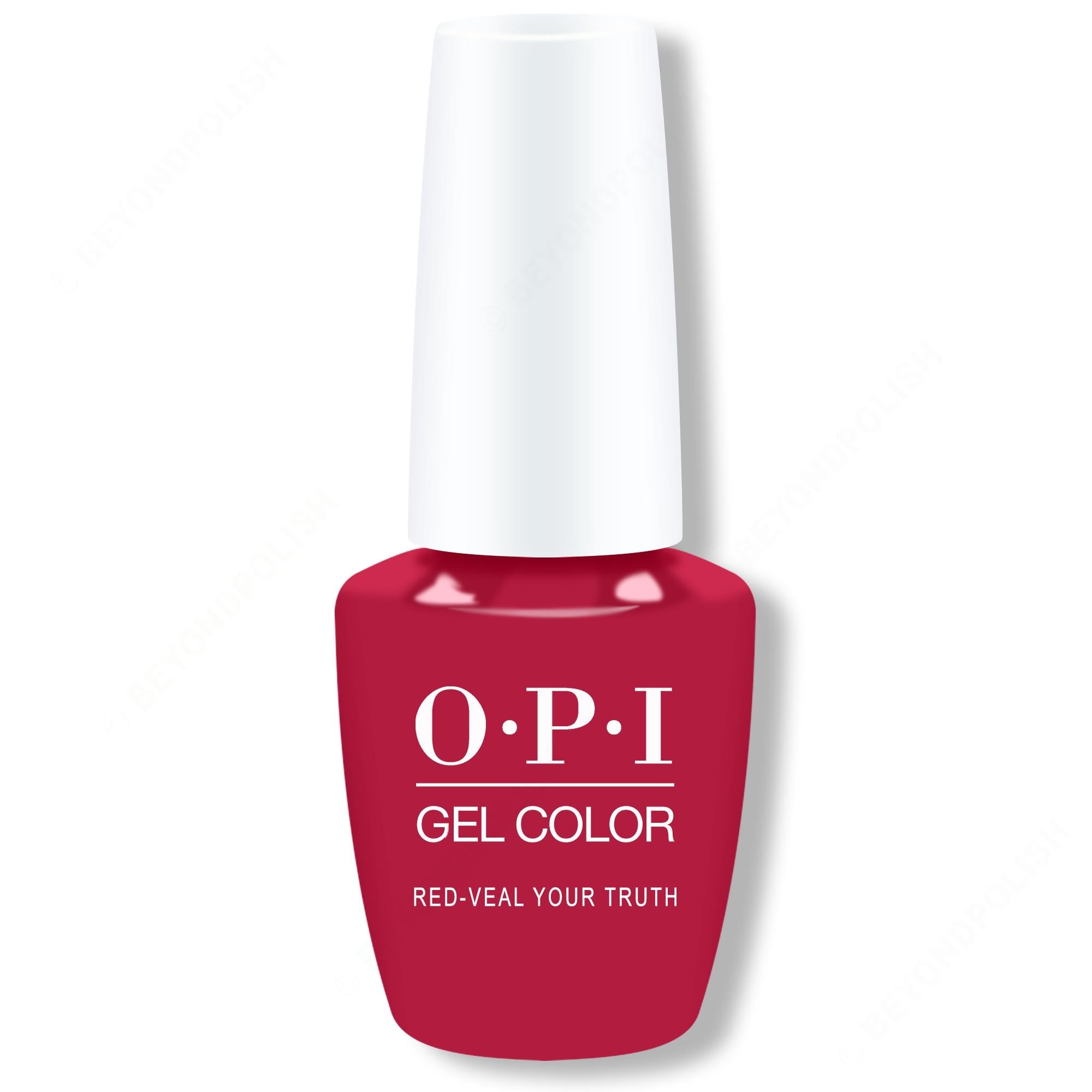 OPI GelColor - Red-veal Your Truth - #GCF007 - Gel Polish - Nail Polish at Beyond Polish