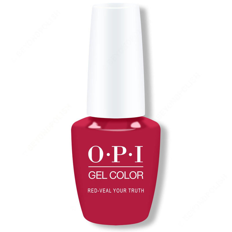 OPI GelColor - Red-veal Your Truth - #GCF007 - Gel Polish - Nail Polish at Beyond Polish