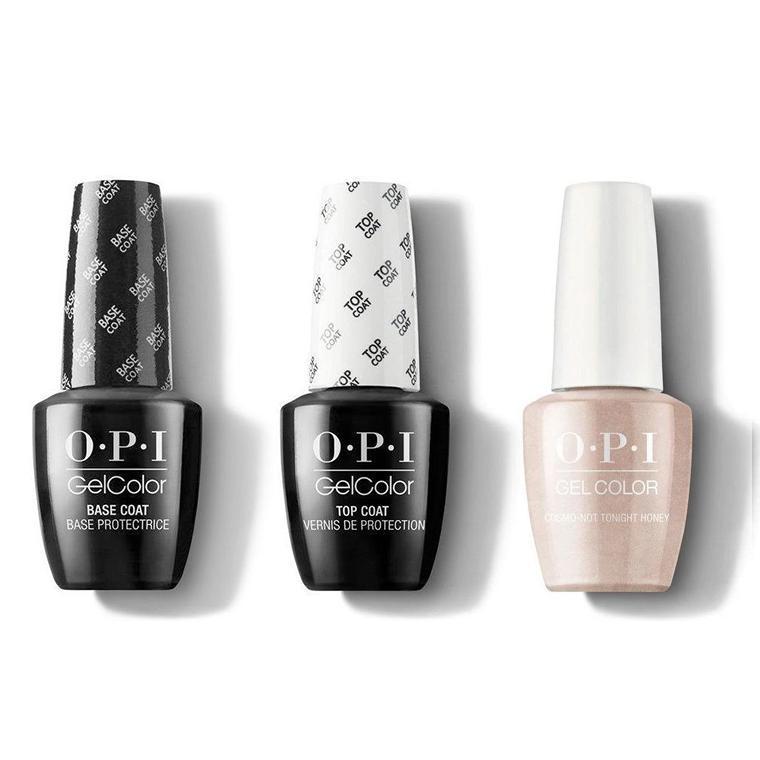OPI - GelColor Combo - Base, Top & Cosmo-Not Tonight Honey! - Gel Polish - Nail Polish at Beyond Polish