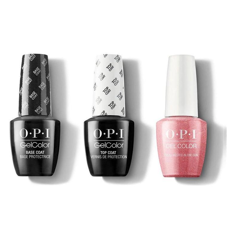 OPI - GelColor Combo - Base, Top & Cozu-Melted in the Sun - Gel Polish - Nail Polish at Beyond Polish