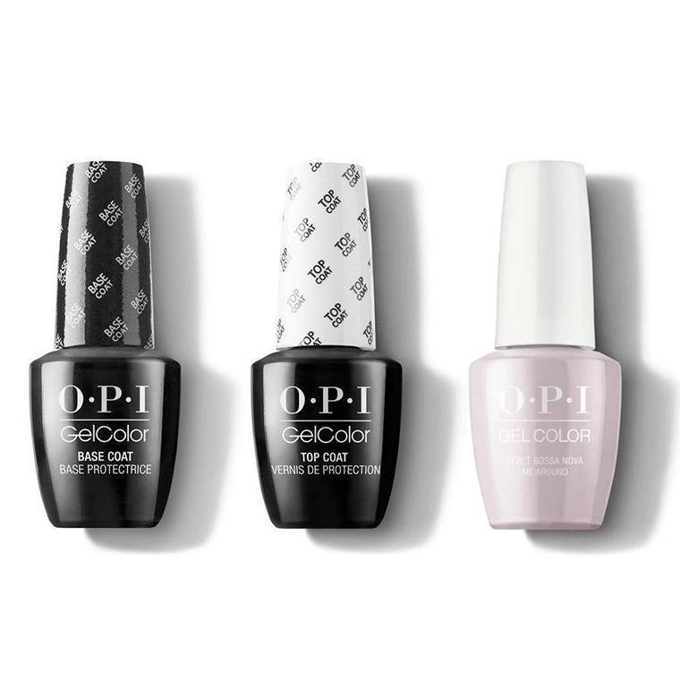 OPI - GelColor Combo - Base, Top & Dont Bossa Nova Me Around - Gel Polish - Nail Polish at Beyond Polish