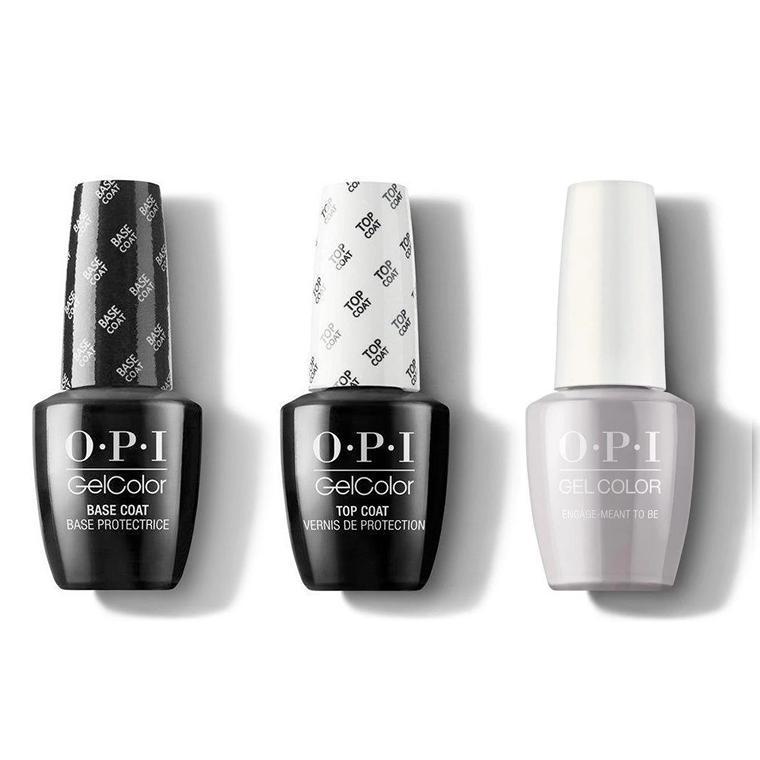 OPI - GelColor Combo - Base, Top & Engage-meant to Be - Gel Polish - Nail Polish at Beyond Polish