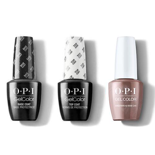 OPI - GelColor Combo - Base, Top & Gingerbread Man Can - Gel Polish - Nail Polish at Beyond Polish