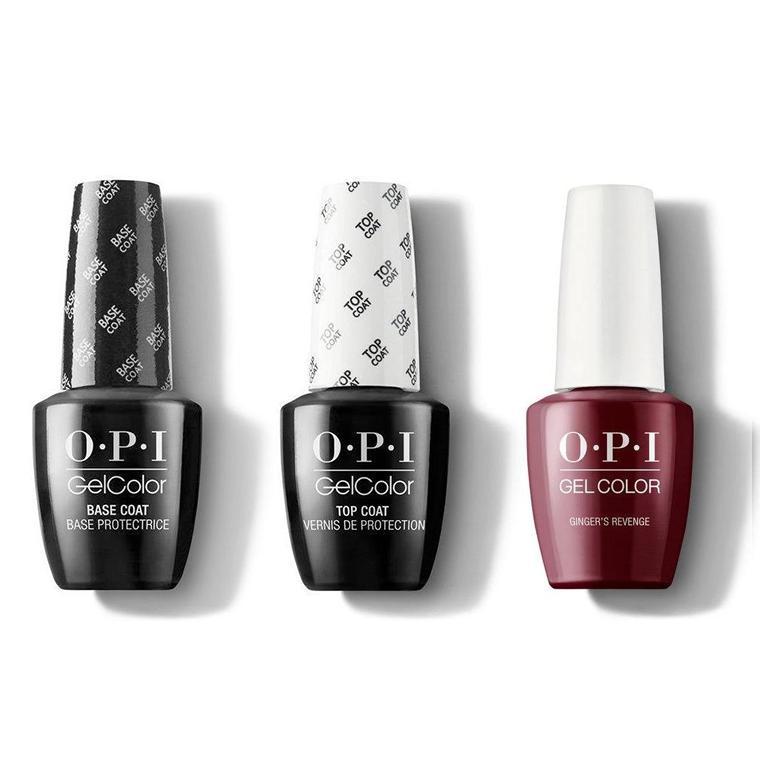 OPI - GelColor Combo - Base, Top & Gingers Revenge - Gel Polish - Nail Polish at Beyond Polish