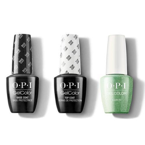 OPI - GelColor Combo - Base, Top & Gleam On! - Gel Polish - Nail Polish at Beyond Polish