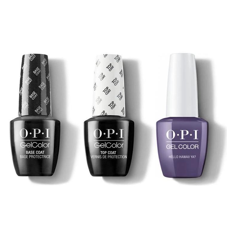 OPI - GelColor Combo - Base, Top & Hello Hawaii Ya? - Gel Polish - Nail Polish at Beyond Polish