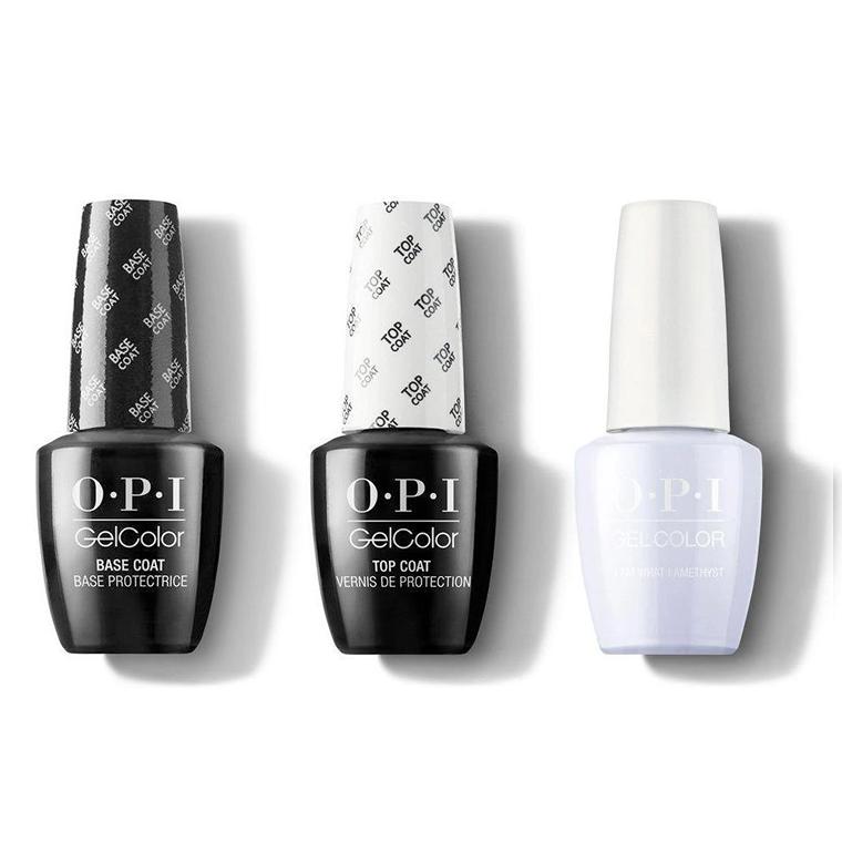 OPI - GelColor Combo - Base, Top & I Am What I Amethyst - Gel Polish - Nail Polish at Beyond Polish