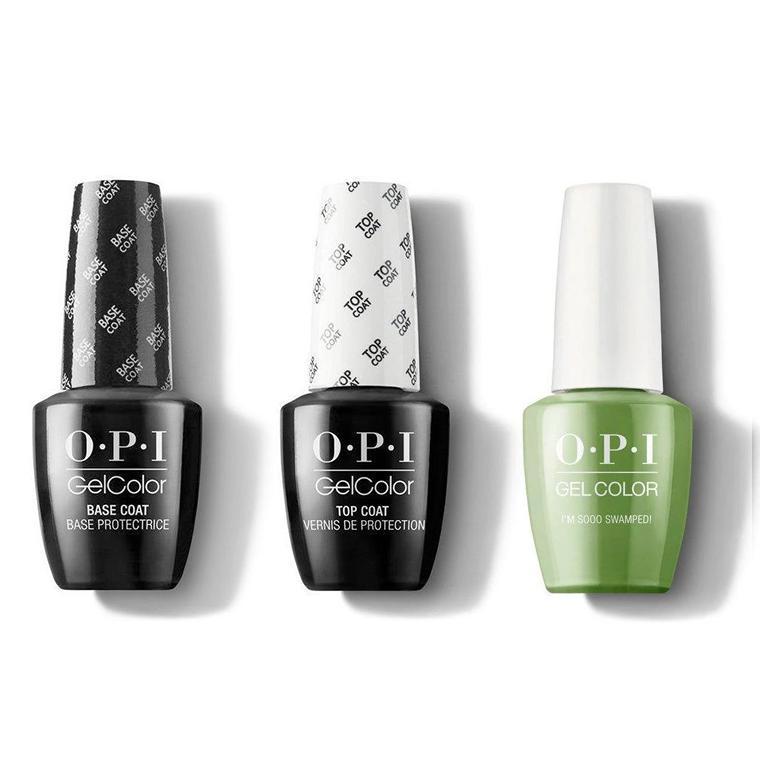 OPI - GelColor Combo - Base, Top & Im Sooo Swamped! - Gel Polish - Nail Polish at Beyond Polish