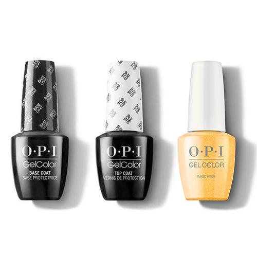 OPI - GelColor Combo - Base, Top & Magic Hour - Gel Polish - Nail Polish at Beyond Polish